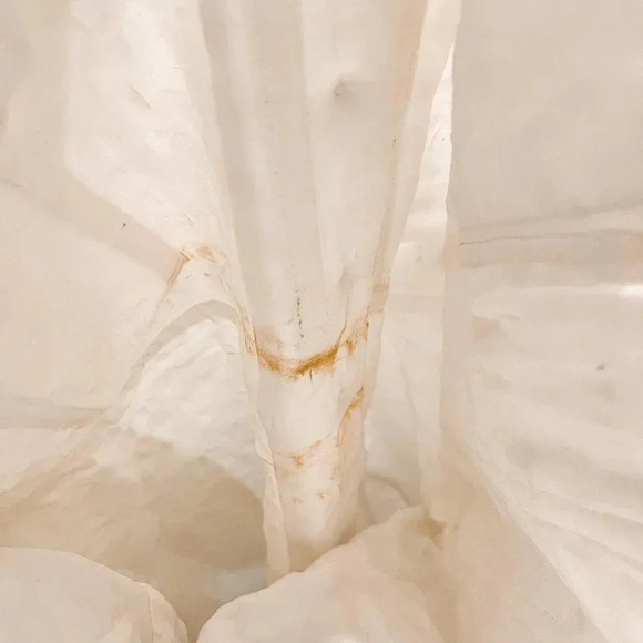 Cult Gaia Simona white linen off shoulder midi Dress size Large - Picture 11 of 16